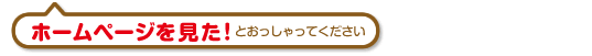 ホームページを見た！とおっしゃってください